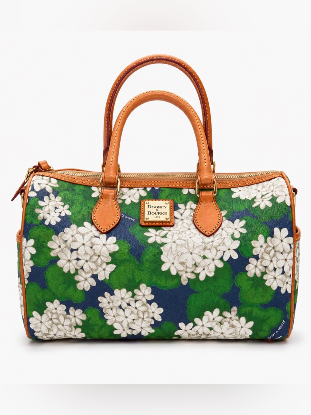 EUC Dooney & Bourke Hydrangea Satchel